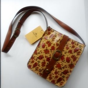 NWT PATRICIA NASH VENEZIA LEATHER CROSSBODY BAG